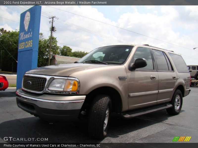 Arizona Beige Metallic / Medium Parchment 2001 Ford Expedition XLT