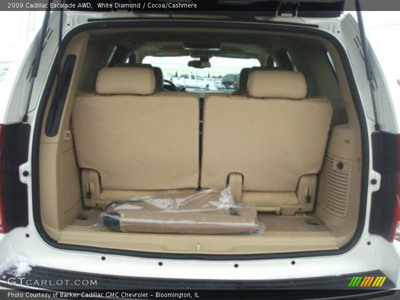 White Diamond / Cocoa/Cashmere 2009 Cadillac Escalade AWD