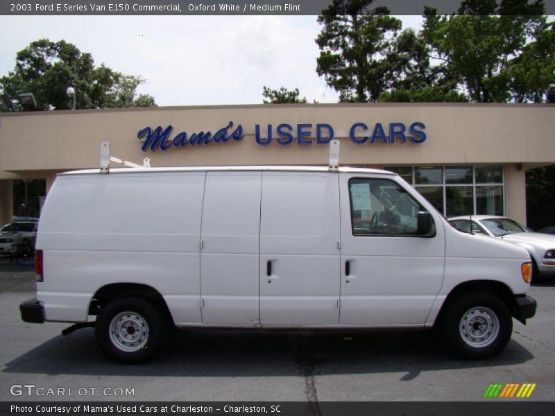 Oxford White / Medium Flint 2003 Ford E Series Van E150 Commercial