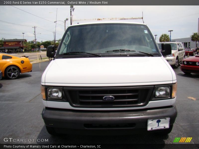 Oxford White / Medium Flint 2003 Ford E Series Van E150 Commercial