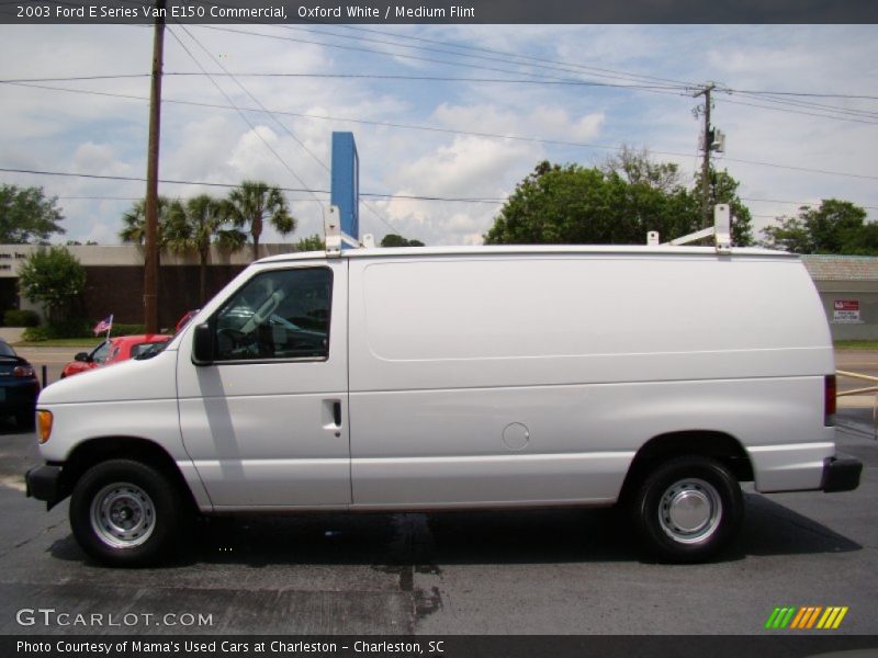 Oxford White / Medium Flint 2003 Ford E Series Van E150 Commercial