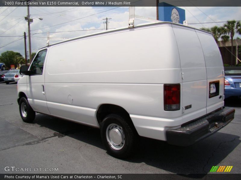 Oxford White / Medium Flint 2003 Ford E Series Van E150 Commercial