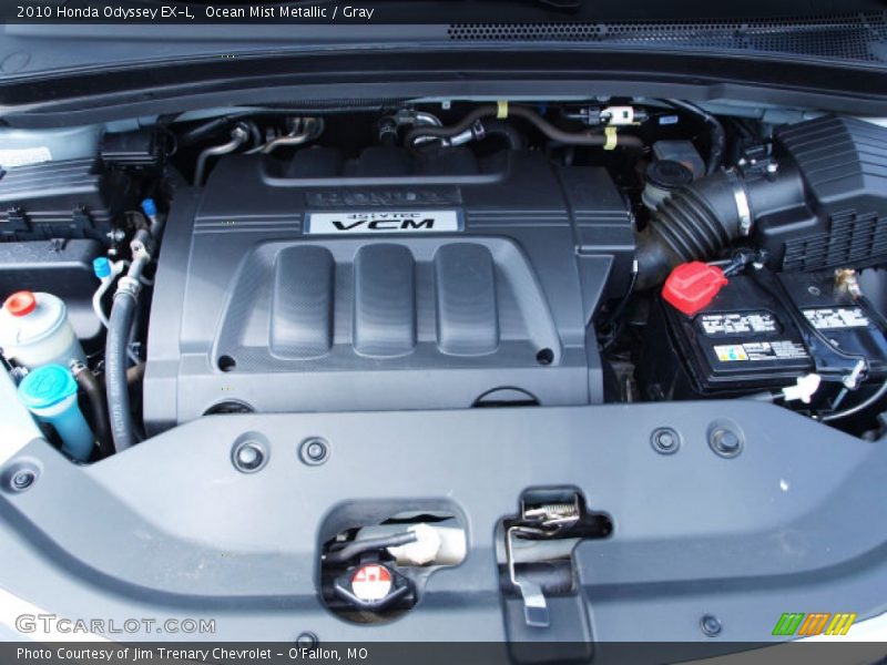 Ocean Mist Metallic / Gray 2010 Honda Odyssey EX-L