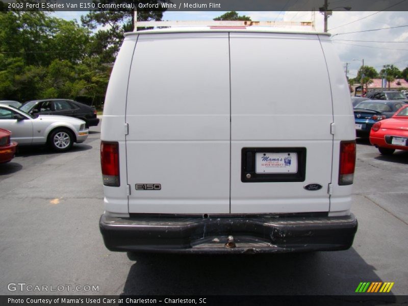 Oxford White / Medium Flint 2003 Ford E Series Van E150 Commercial
