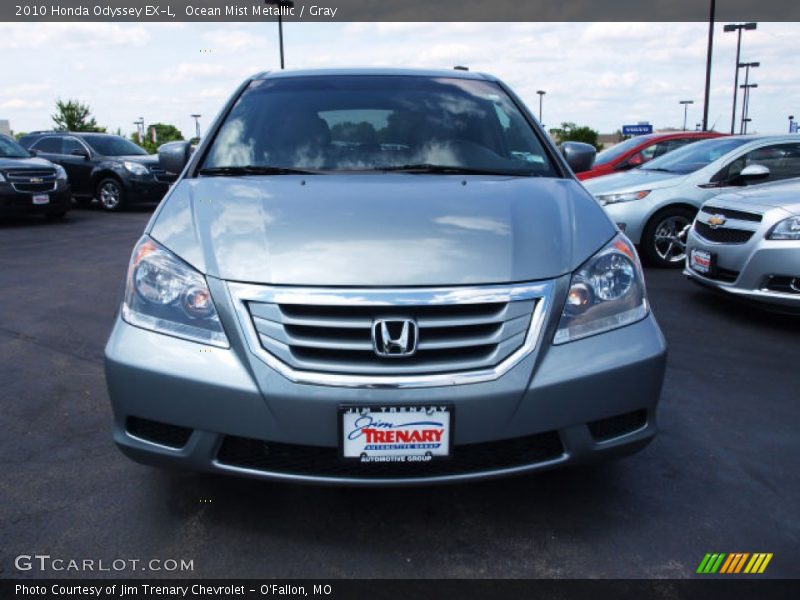 Ocean Mist Metallic / Gray 2010 Honda Odyssey EX-L