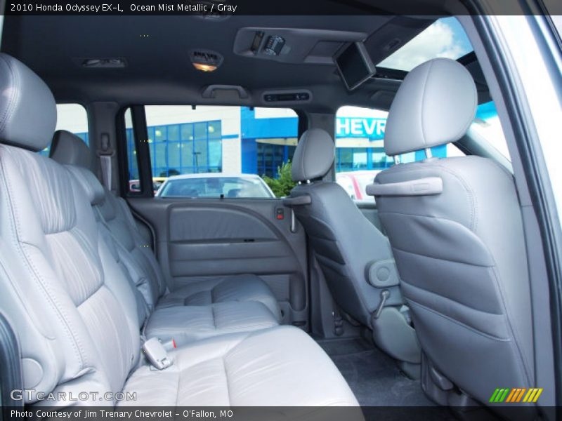 Ocean Mist Metallic / Gray 2010 Honda Odyssey EX-L