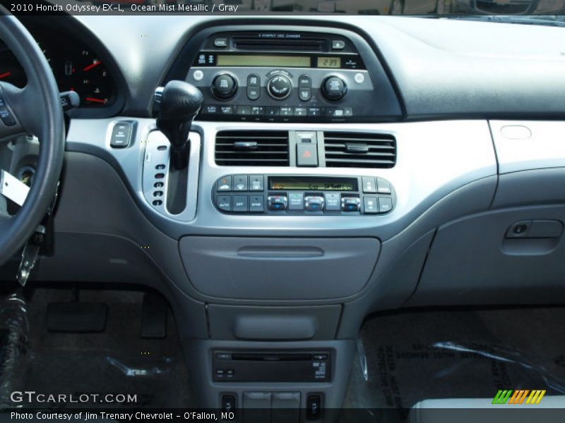 Ocean Mist Metallic / Gray 2010 Honda Odyssey EX-L