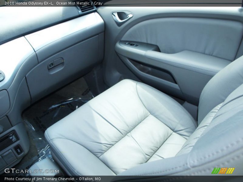 Ocean Mist Metallic / Gray 2010 Honda Odyssey EX-L
