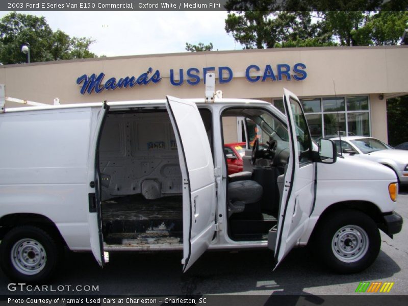 Oxford White / Medium Flint 2003 Ford E Series Van E150 Commercial