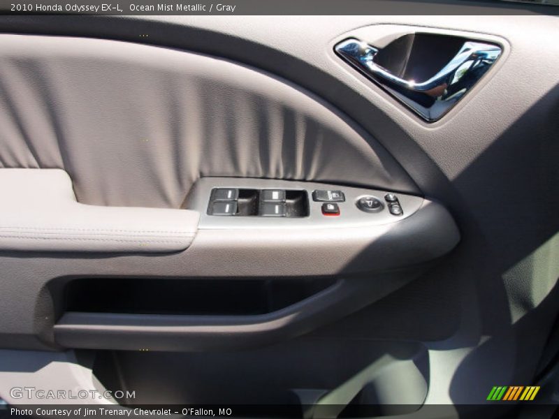Ocean Mist Metallic / Gray 2010 Honda Odyssey EX-L