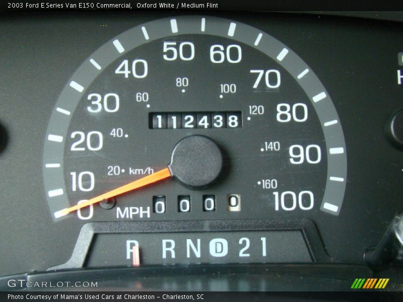 Oxford White / Medium Flint 2003 Ford E Series Van E150 Commercial
