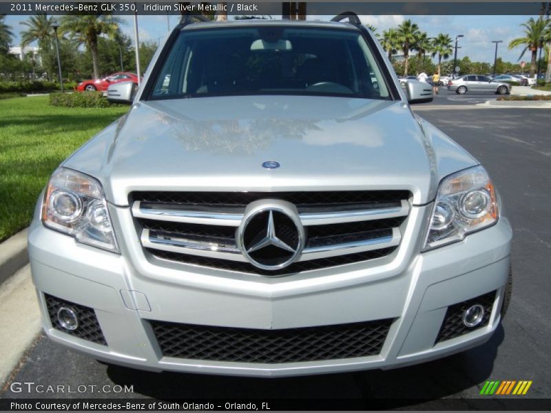 Iridium Silver Metallic / Black 2011 Mercedes-Benz GLK 350