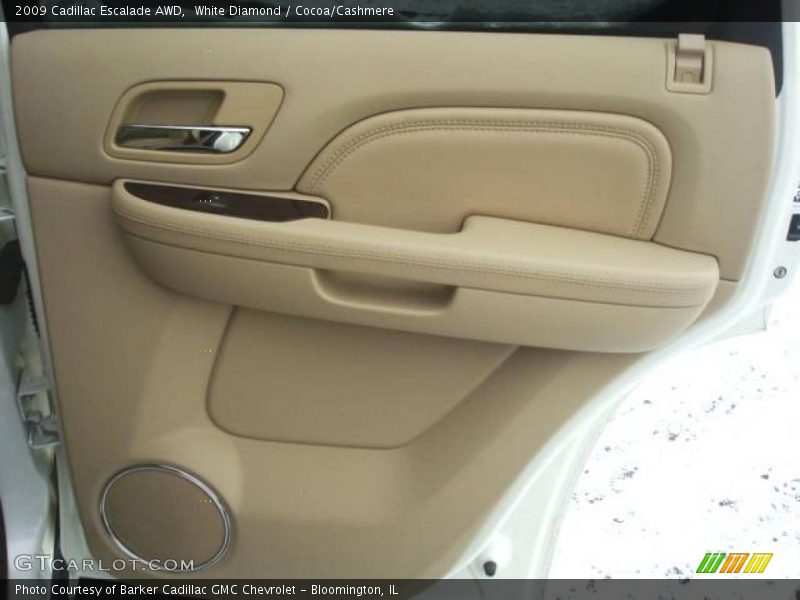 White Diamond / Cocoa/Cashmere 2009 Cadillac Escalade AWD