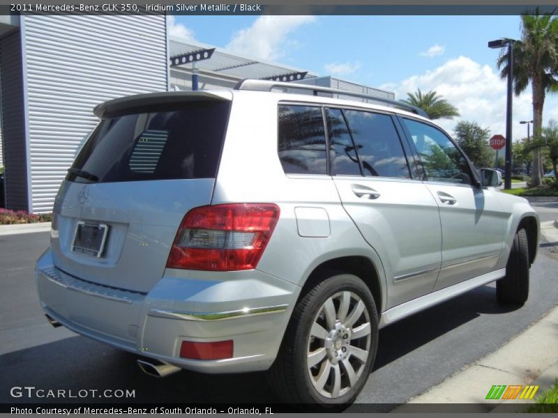 Iridium Silver Metallic / Black 2011 Mercedes-Benz GLK 350