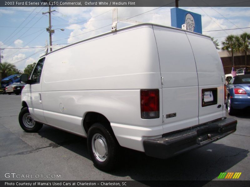 Oxford White / Medium Flint 2003 Ford E Series Van E150 Commercial