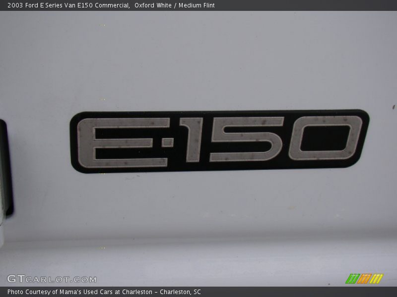 Oxford White / Medium Flint 2003 Ford E Series Van E150 Commercial