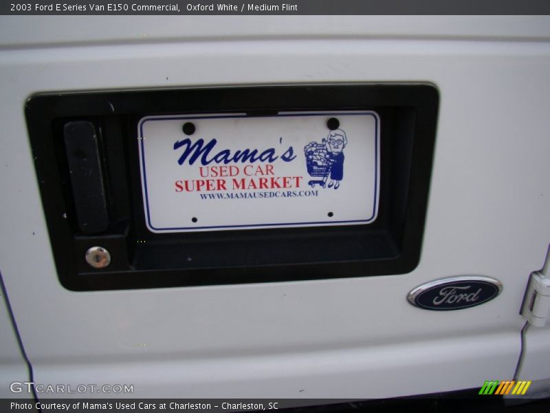 Oxford White / Medium Flint 2003 Ford E Series Van E150 Commercial