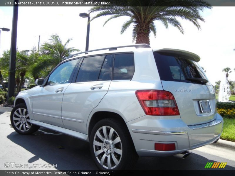 Iridium Silver Metallic / Black 2011 Mercedes-Benz GLK 350