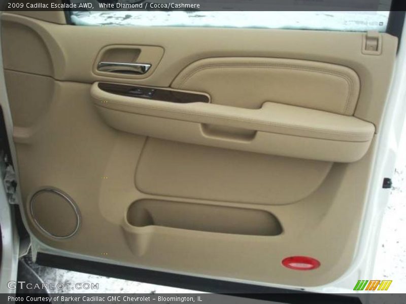 White Diamond / Cocoa/Cashmere 2009 Cadillac Escalade AWD
