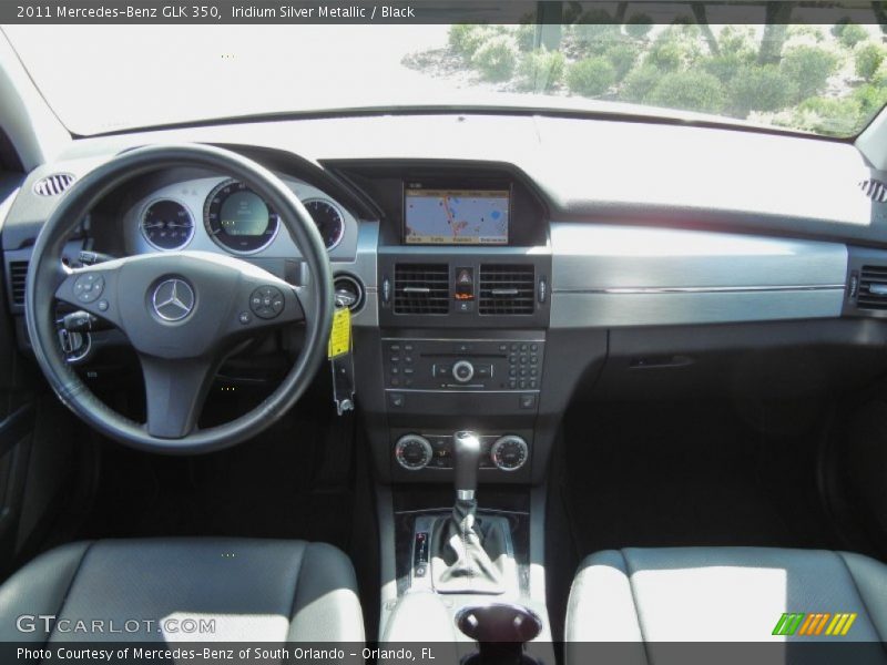 Iridium Silver Metallic / Black 2011 Mercedes-Benz GLK 350