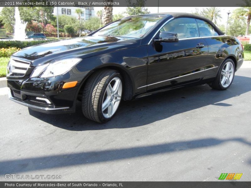 Black / Almond/Mocha 2011 Mercedes-Benz E 350 Cabriolet