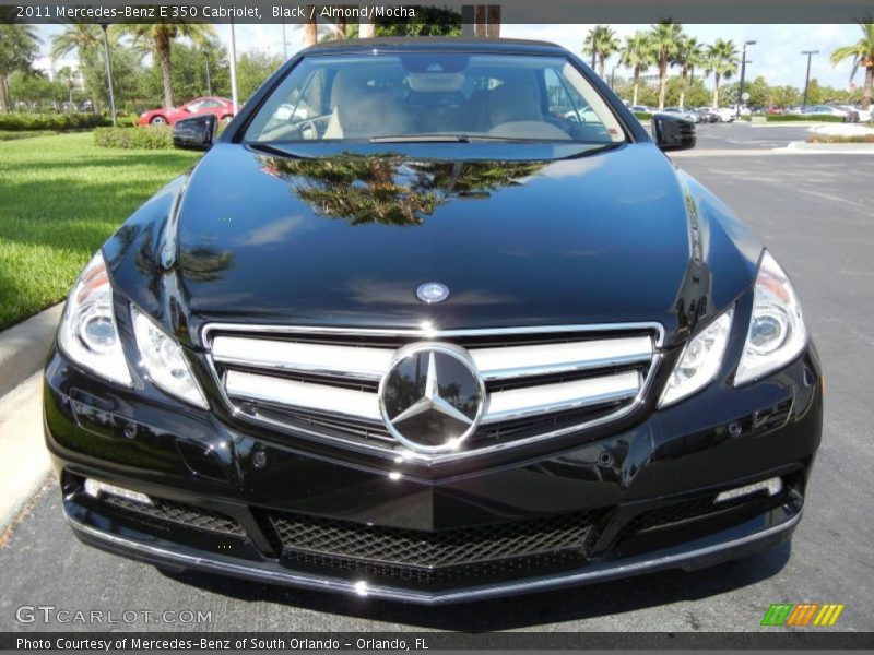 Black / Almond/Mocha 2011 Mercedes-Benz E 350 Cabriolet