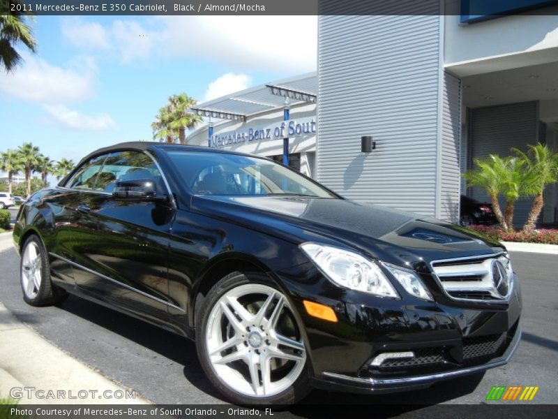 Black / Almond/Mocha 2011 Mercedes-Benz E 350 Cabriolet