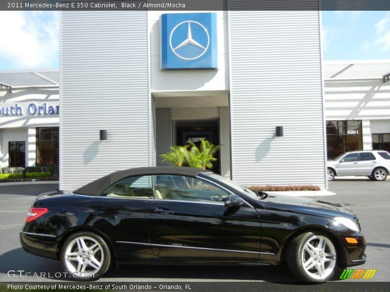 Black / Almond/Mocha 2011 Mercedes-Benz E 350 Cabriolet