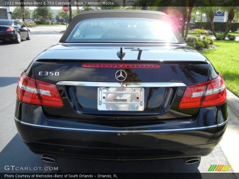 Black / Almond/Mocha 2011 Mercedes-Benz E 350 Cabriolet