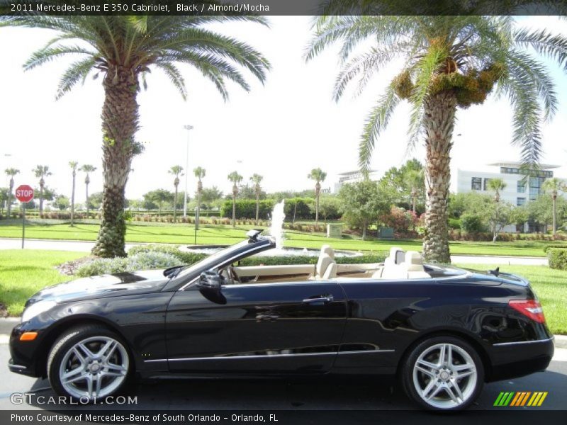 Black / Almond/Mocha 2011 Mercedes-Benz E 350 Cabriolet