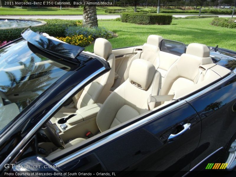 Black / Almond/Mocha 2011 Mercedes-Benz E 350 Cabriolet