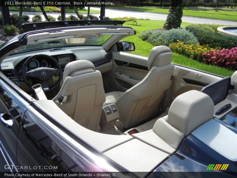 Black / Almond/Mocha 2011 Mercedes-Benz E 350 Cabriolet