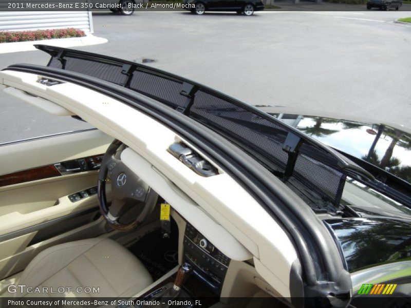 Black / Almond/Mocha 2011 Mercedes-Benz E 350 Cabriolet