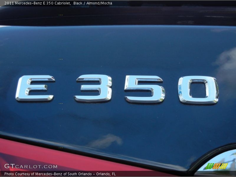 Black / Almond/Mocha 2011 Mercedes-Benz E 350 Cabriolet