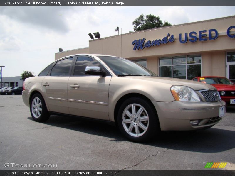 Pueblo Gold Metallic / Pebble Beige 2006 Ford Five Hundred Limited