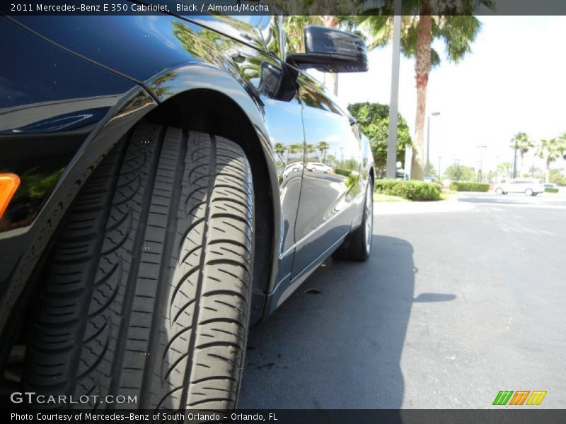 Black / Almond/Mocha 2011 Mercedes-Benz E 350 Cabriolet
