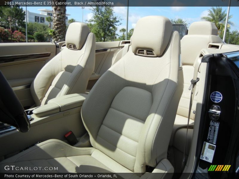 Black / Almond/Mocha 2011 Mercedes-Benz E 350 Cabriolet