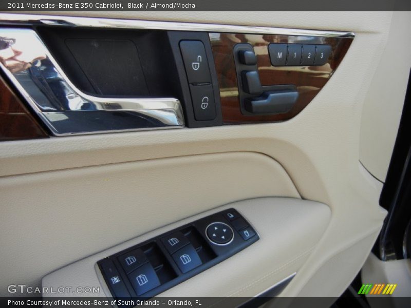 Black / Almond/Mocha 2011 Mercedes-Benz E 350 Cabriolet
