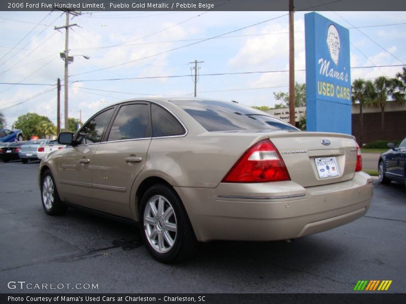 Pueblo Gold Metallic / Pebble Beige 2006 Ford Five Hundred Limited