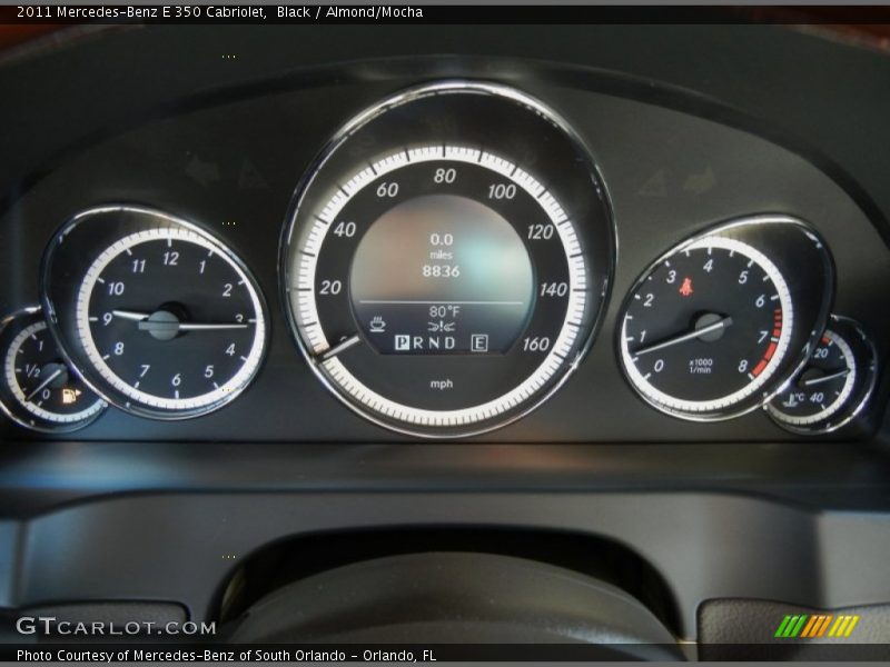 Black / Almond/Mocha 2011 Mercedes-Benz E 350 Cabriolet