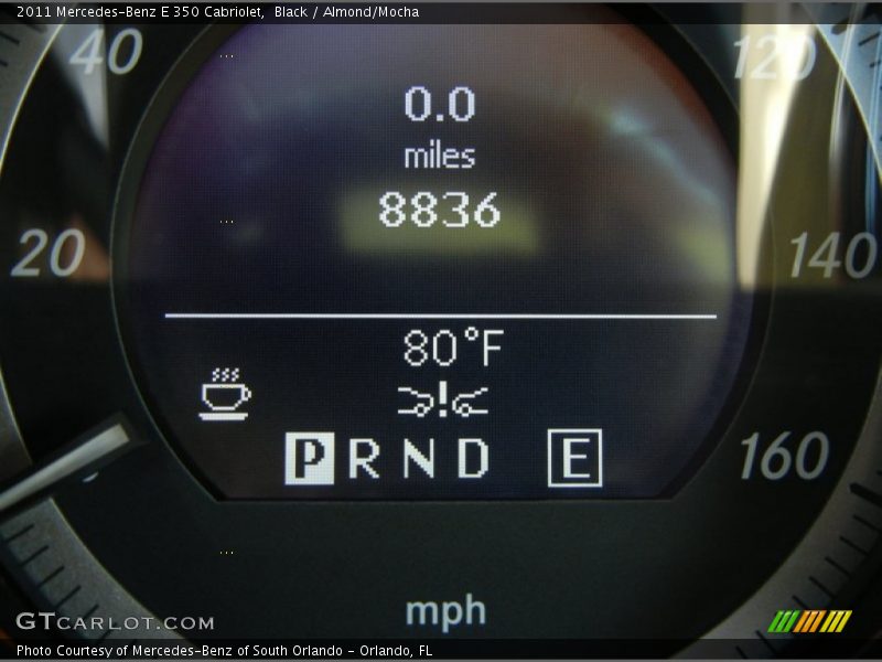 Black / Almond/Mocha 2011 Mercedes-Benz E 350 Cabriolet