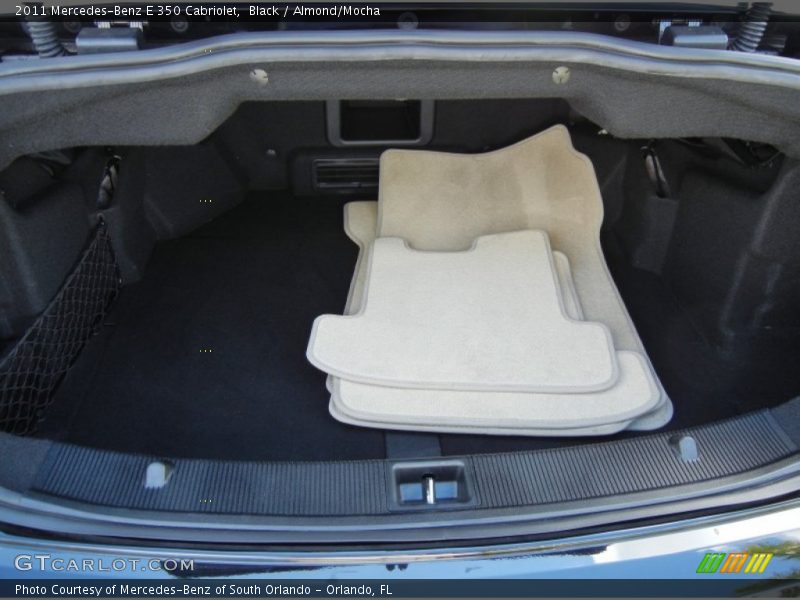 Black / Almond/Mocha 2011 Mercedes-Benz E 350 Cabriolet