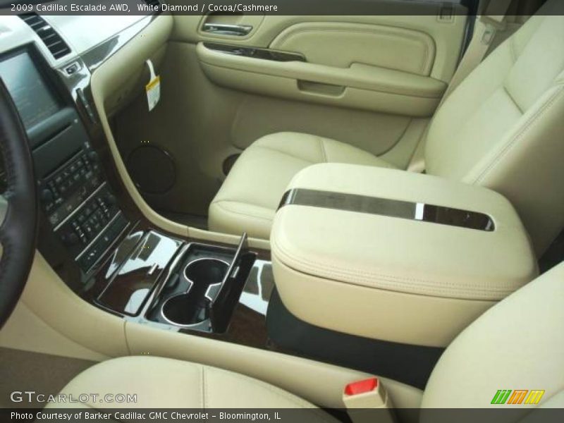 White Diamond / Cocoa/Cashmere 2009 Cadillac Escalade AWD