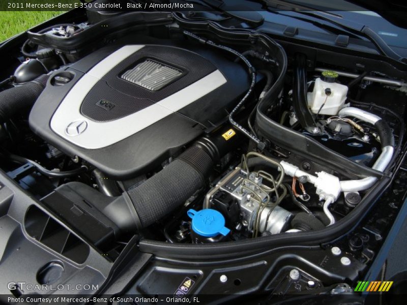 Black / Almond/Mocha 2011 Mercedes-Benz E 350 Cabriolet