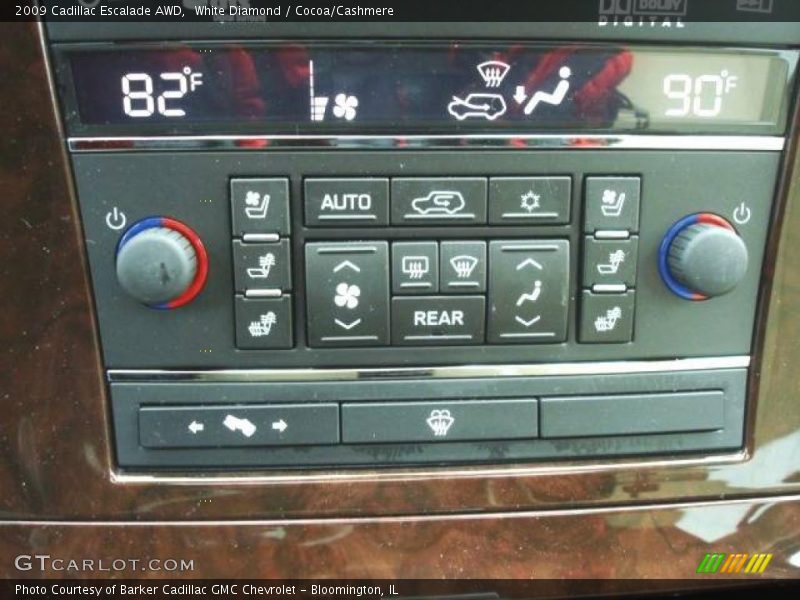 White Diamond / Cocoa/Cashmere 2009 Cadillac Escalade AWD