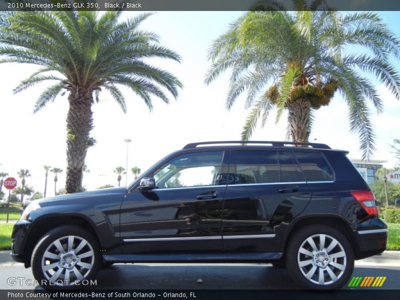 Black / Black 2010 Mercedes-Benz GLK 350