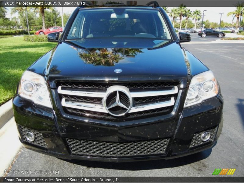 Black / Black 2010 Mercedes-Benz GLK 350
