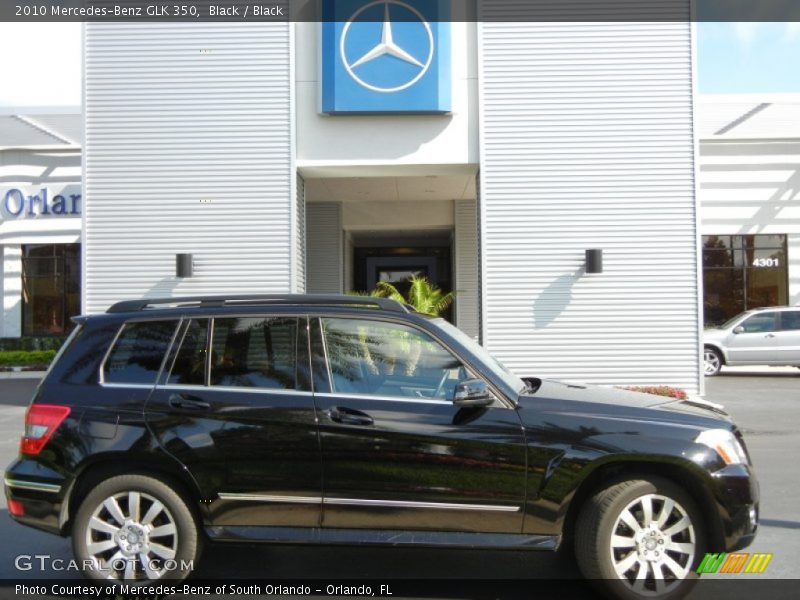 Black / Black 2010 Mercedes-Benz GLK 350