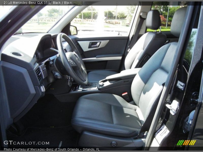 Black / Black 2010 Mercedes-Benz GLK 350