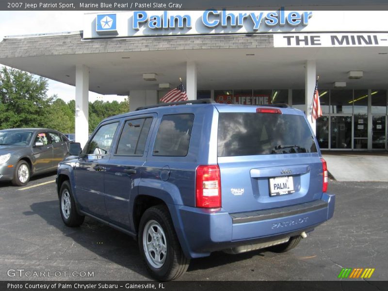 Marine Blue Pearl / Pastel Slate Gray 2007 Jeep Patriot Sport